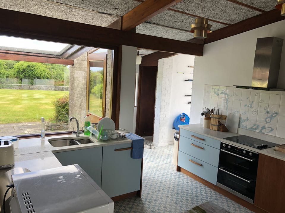 Kitchen looking out to front garden
