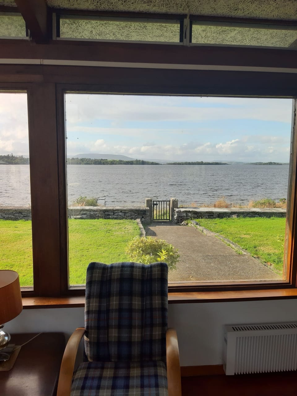 view from sitting room