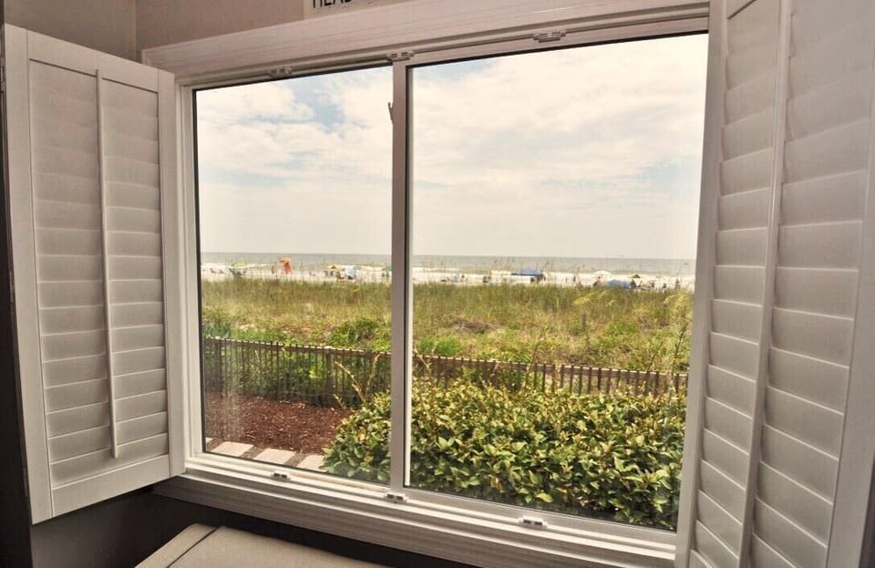 View out the Master Bedroom window.