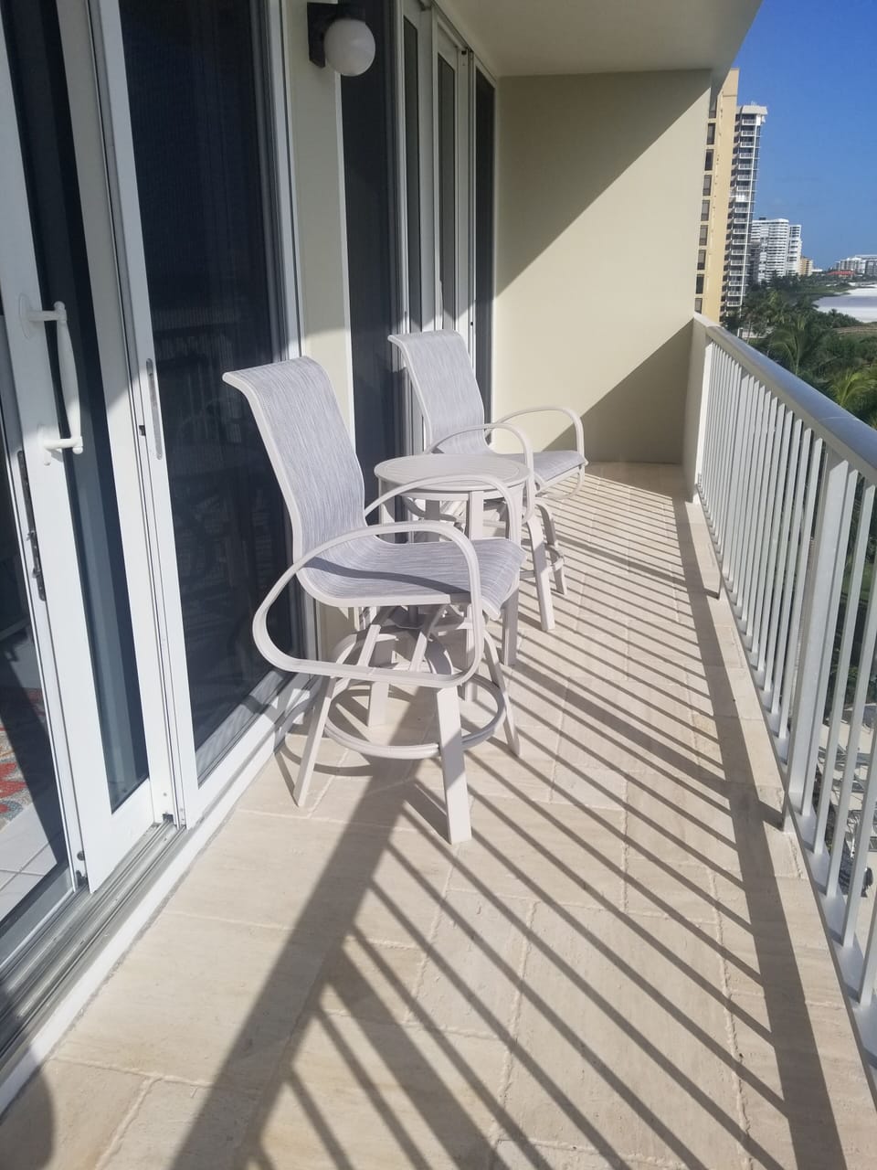 All new patio furniture. 