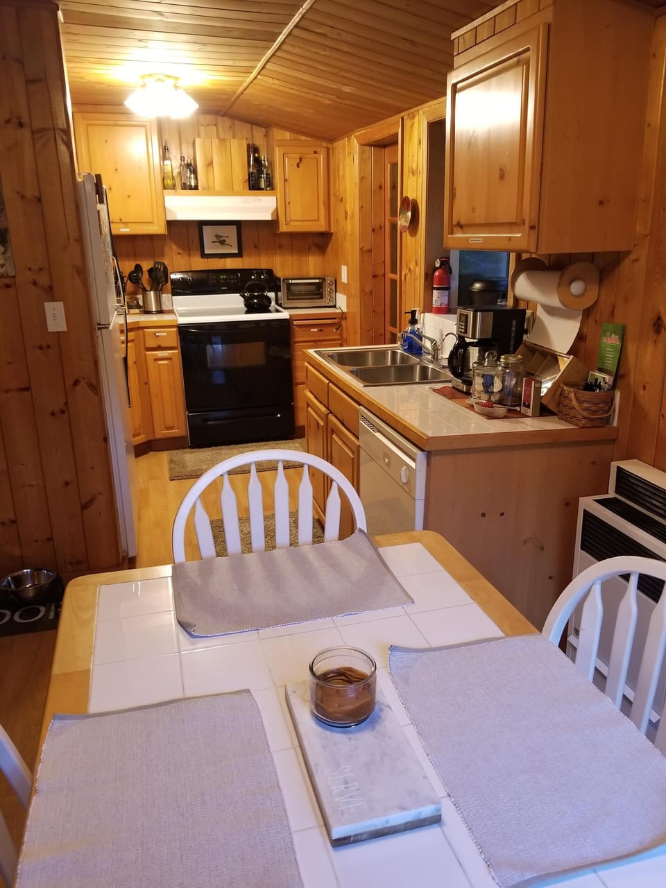 View looking into kitchen.