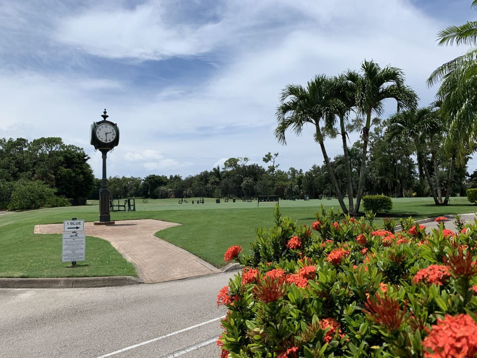 Golf Course practice Driving range