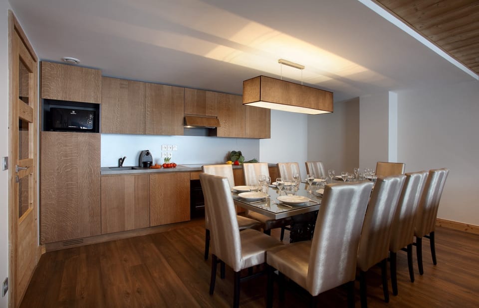 Share meals and laughs at the dining table.