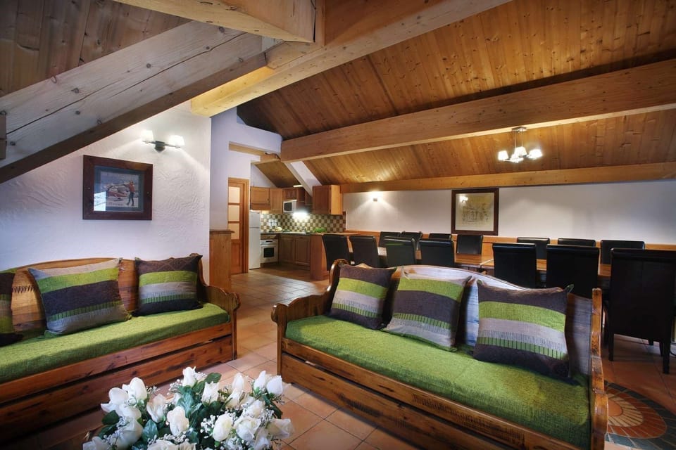 Sink into the cozy sofa after a day exploring the area.