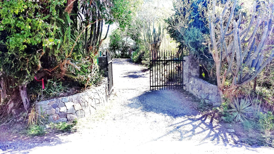 Entrance to the villa