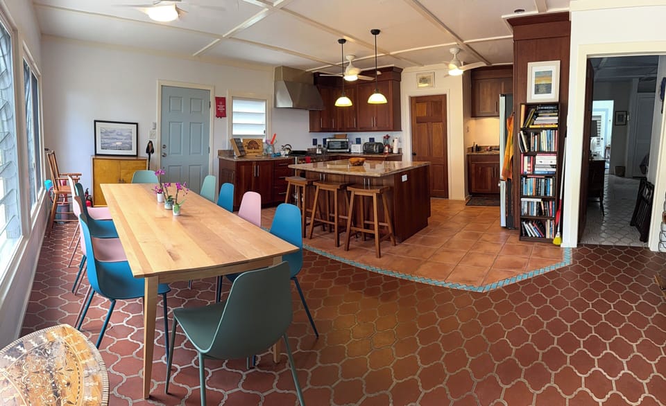 dining/kitchen open space