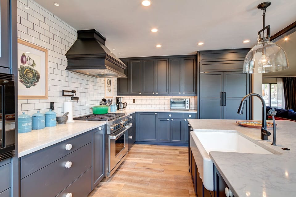 Kitchen is perfect for entertaining