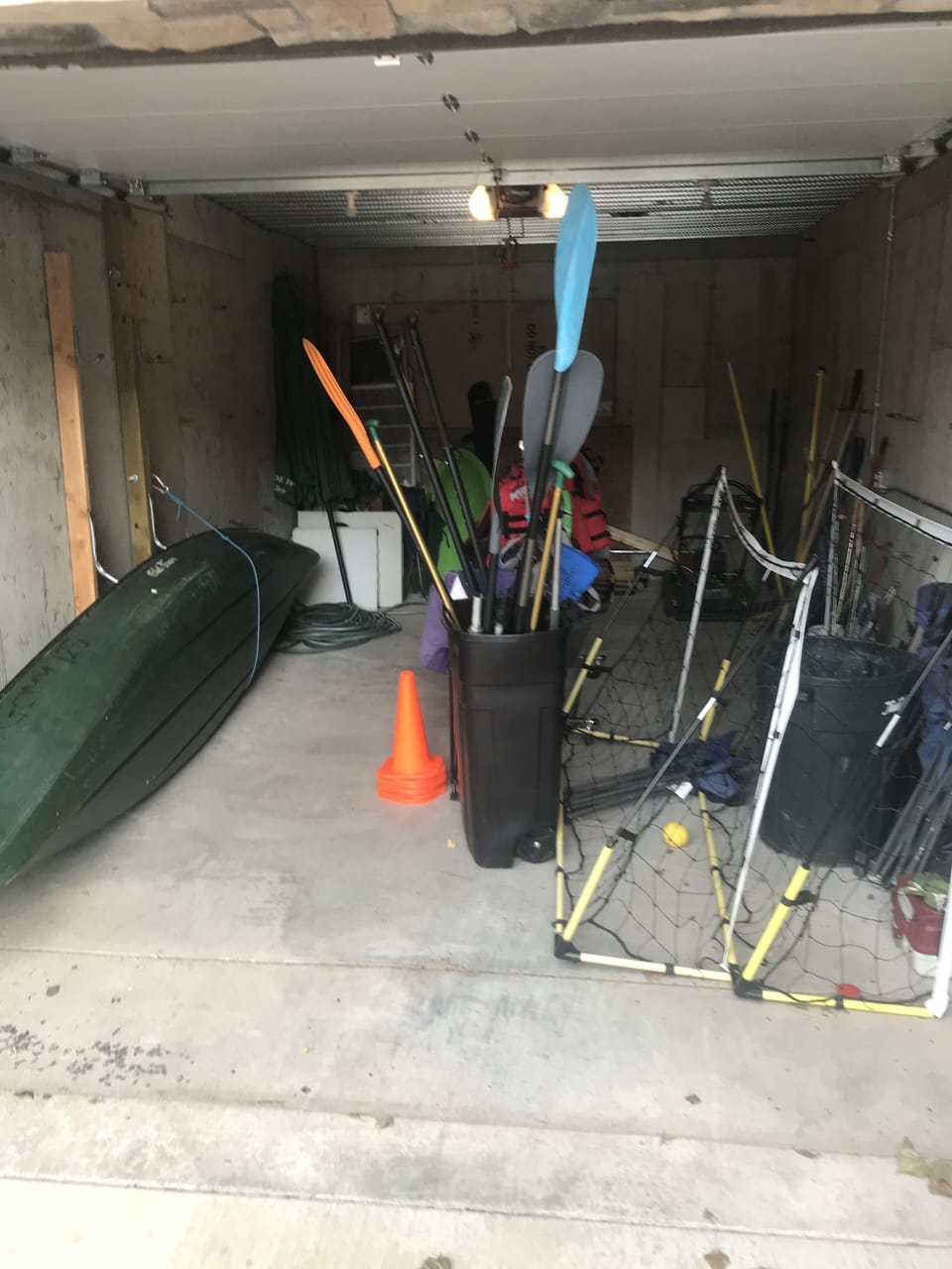 Lower Garage for outside toys