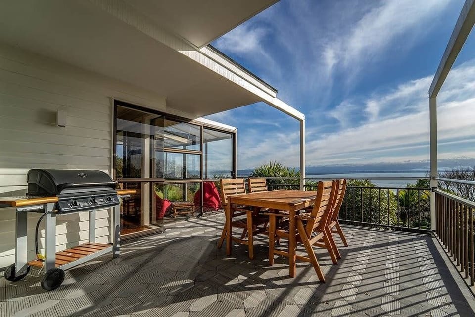 BBQ and deck