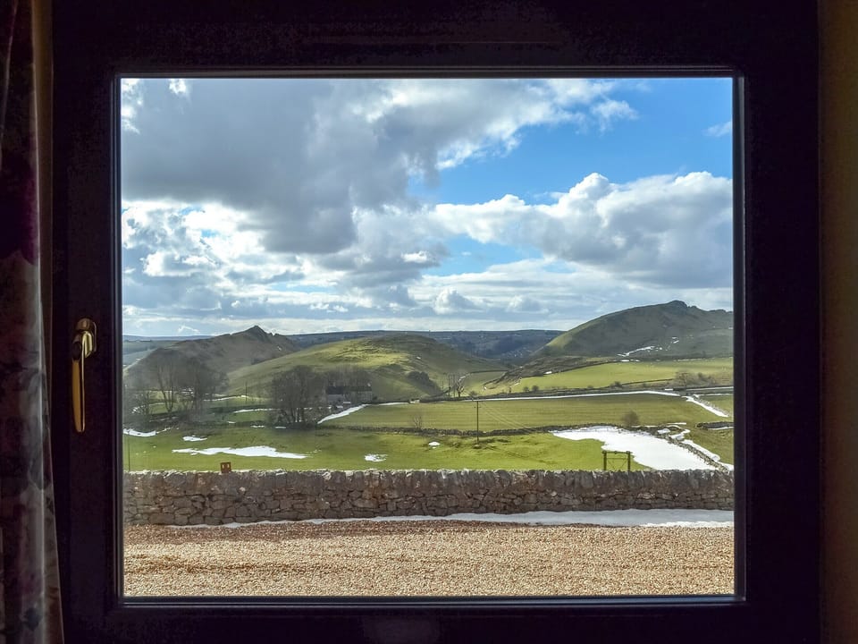 Stunning views from the bedroom | Speedwell Corner - Jericho Farm - Jericho Farm, Earl Sterndale, near Buxton