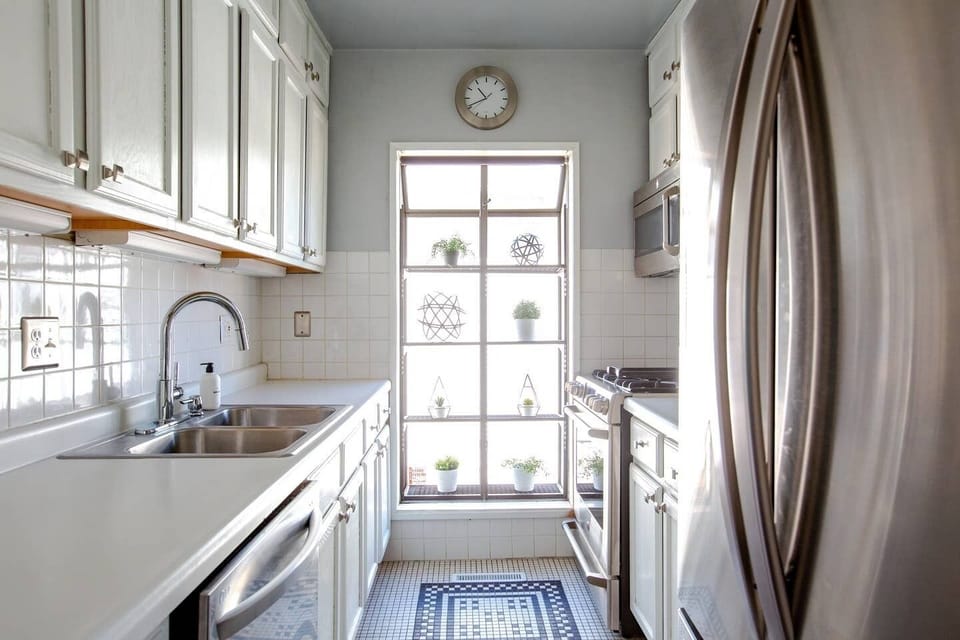 Full kitchen with dishes, utensils, everything you need