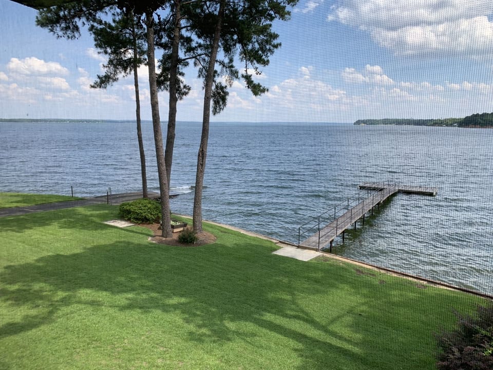 This is the view you see from the balcony off of the master bedroom.