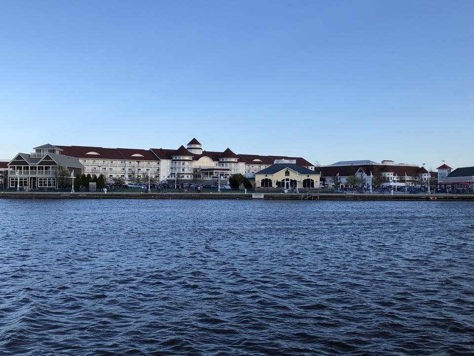 Blue Harbor view along the river walk