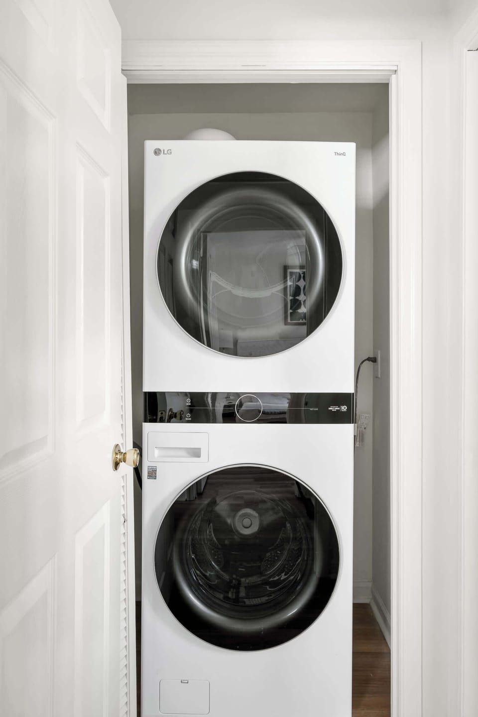 First floor washer + dryer for your use!