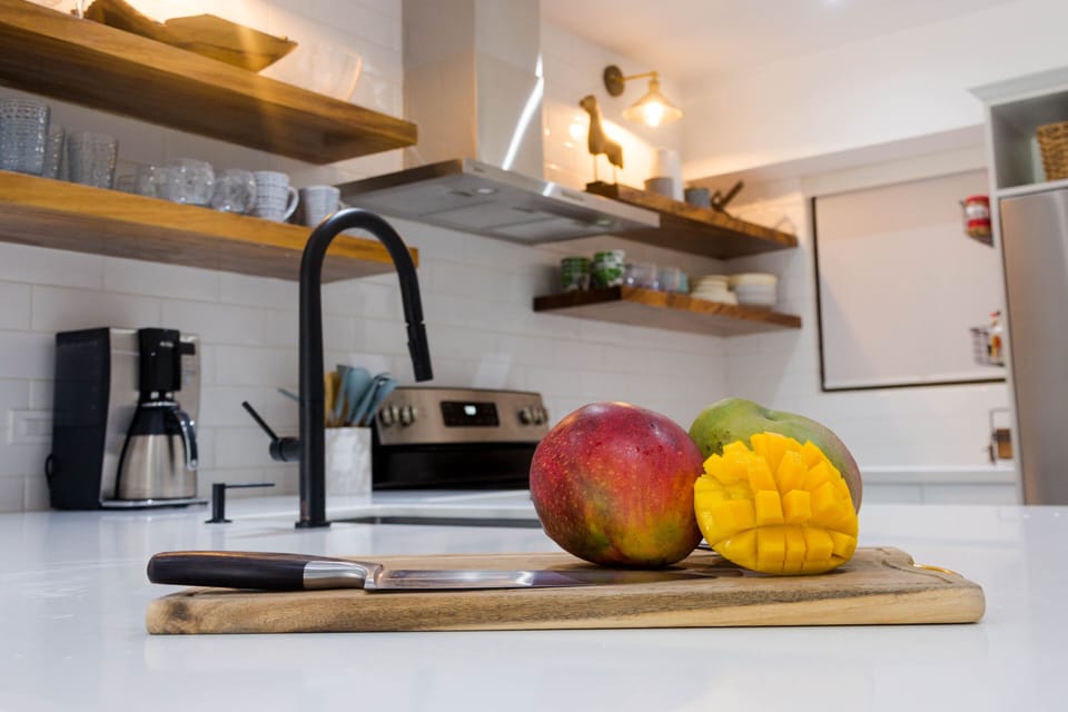 fully stocked kitchen