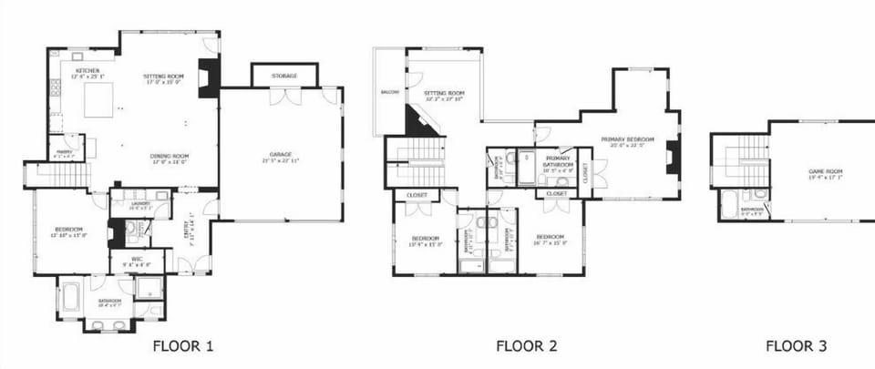 Floorplan layout of the home