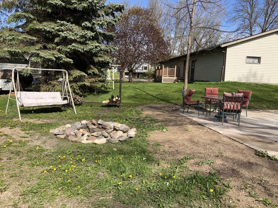 Fire pit area