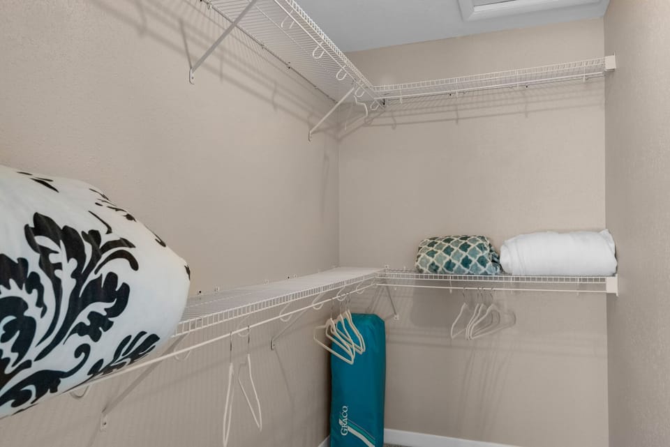 Walk-in closet for extra storage