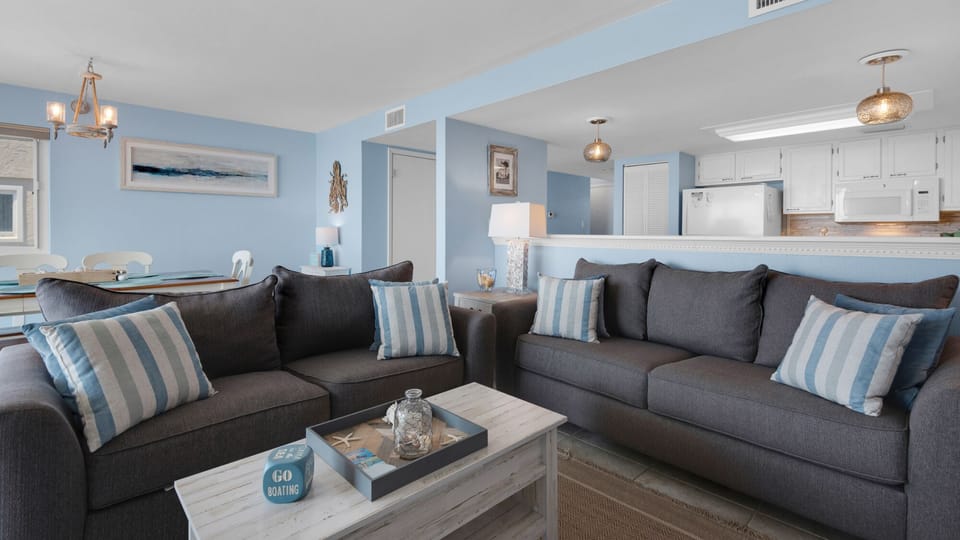 Relax in the living area