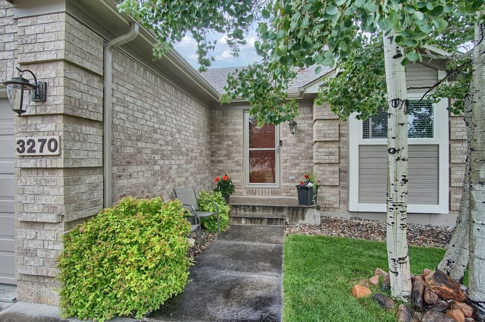 Front door of home.
