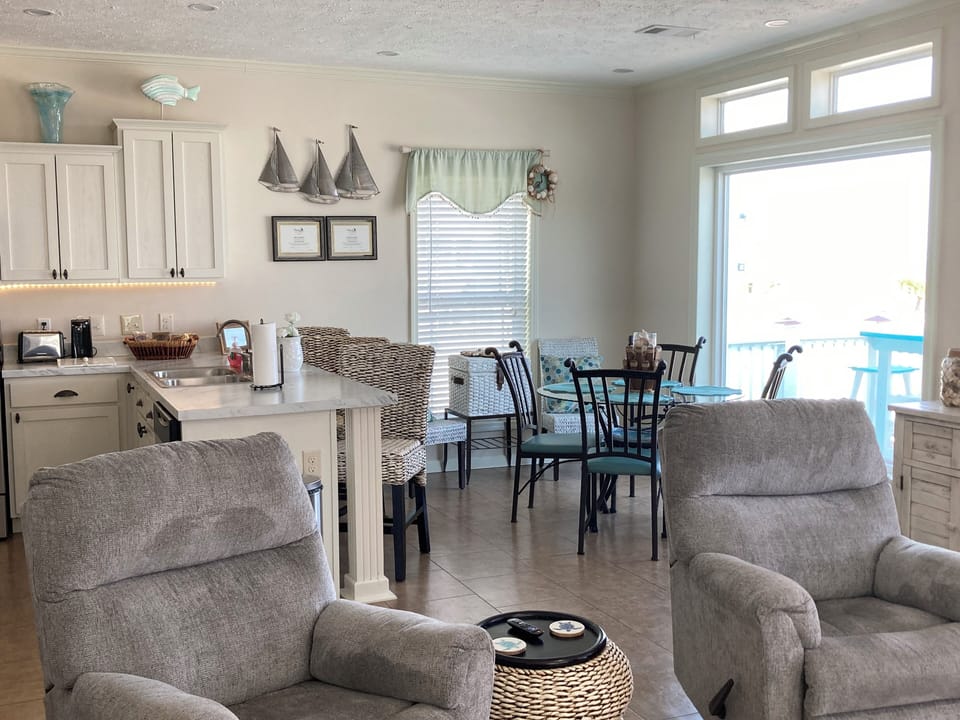 Views of the Sound while eating