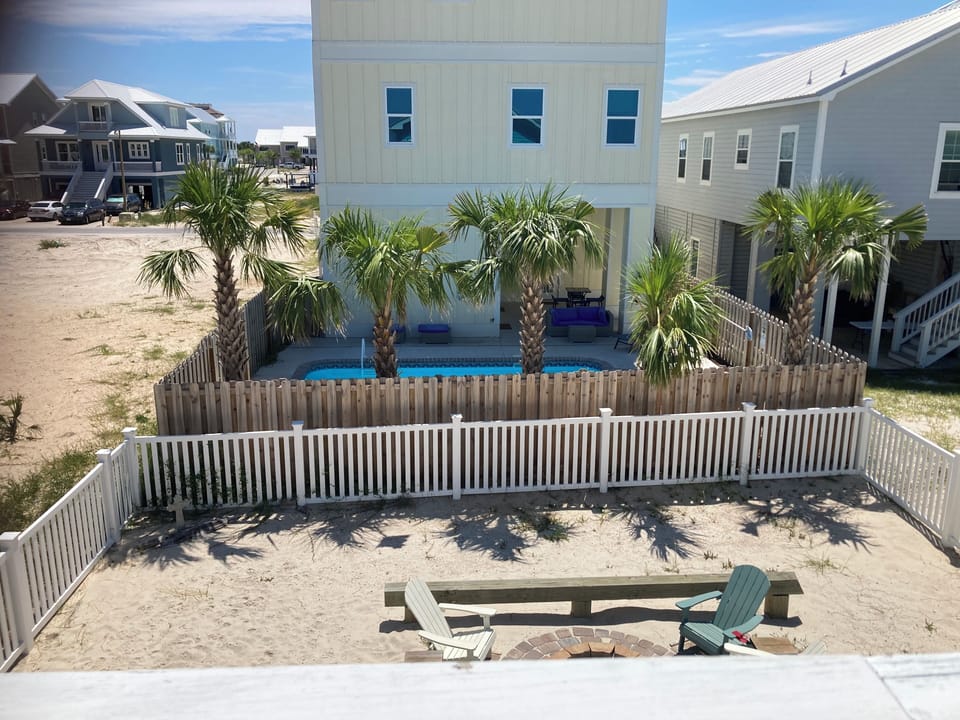 View from back deck on 01-01-2026