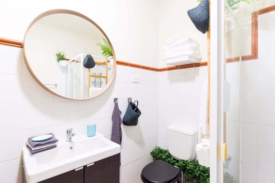 Modern clean bathroom