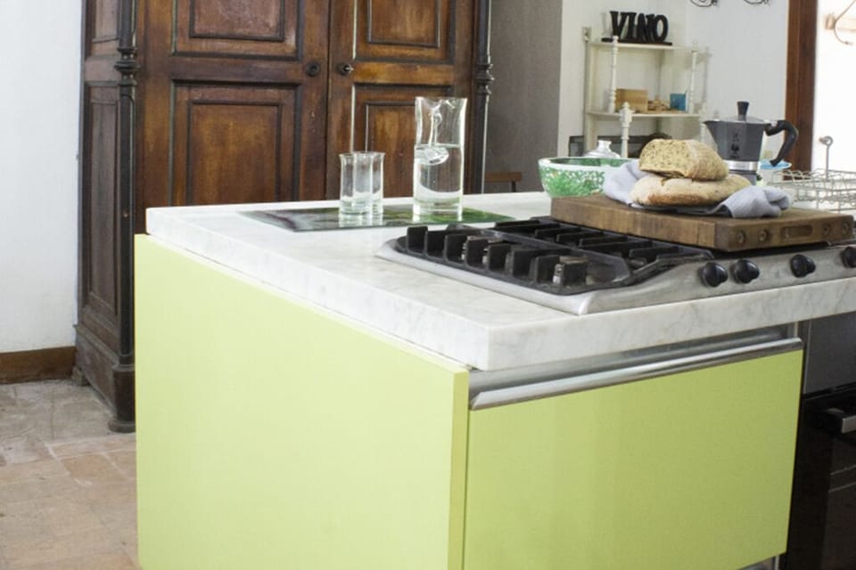 the island kitchen