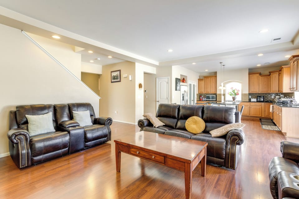 Living Room | 2-Story Home | Central A/C & Heating | Open Floor Plan