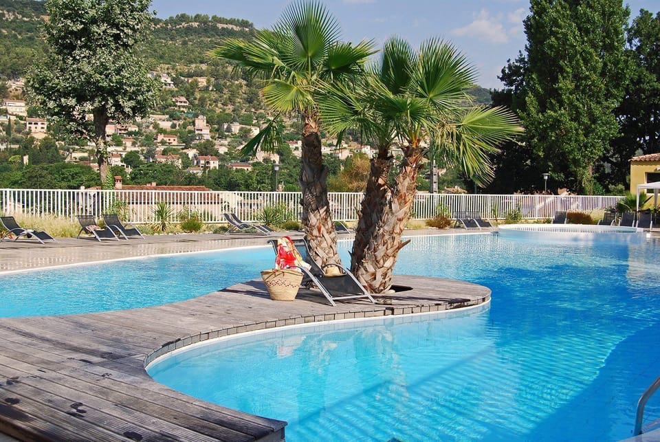 Spend time in the pool with family and friends.