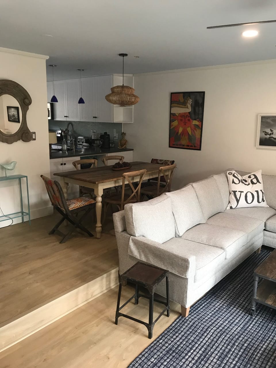 dining and living room