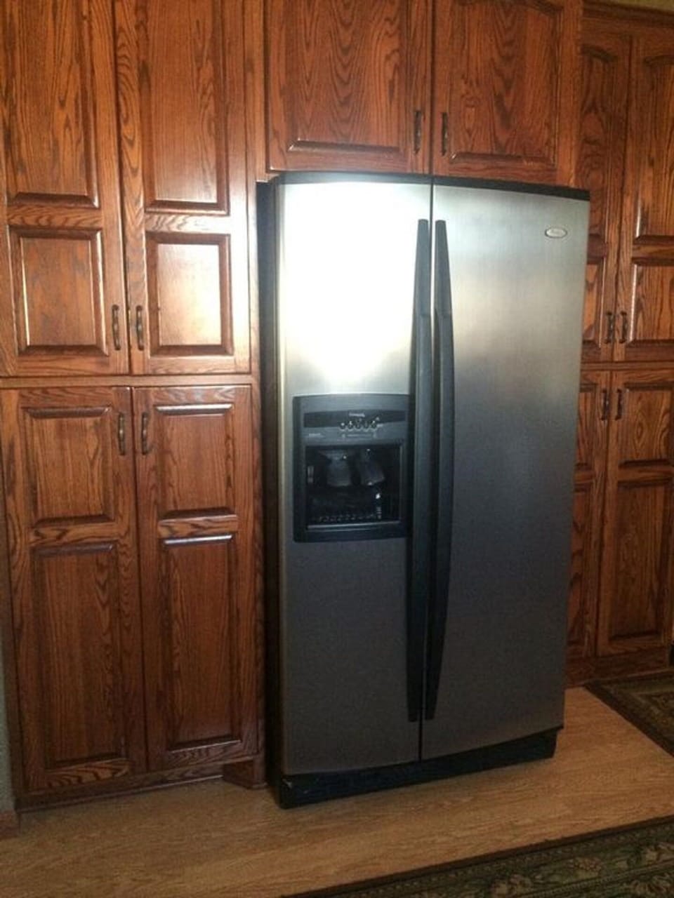 Stainless steel appliances and fully stocked for all of your cooking needs. 