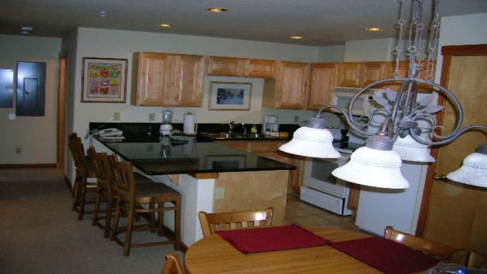 full size kitchen in unit