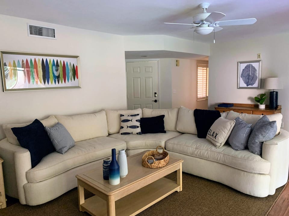 Entire condo has been painted and furnishings updated