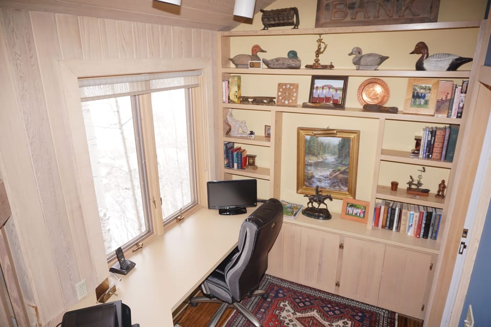 Office with computer workstation