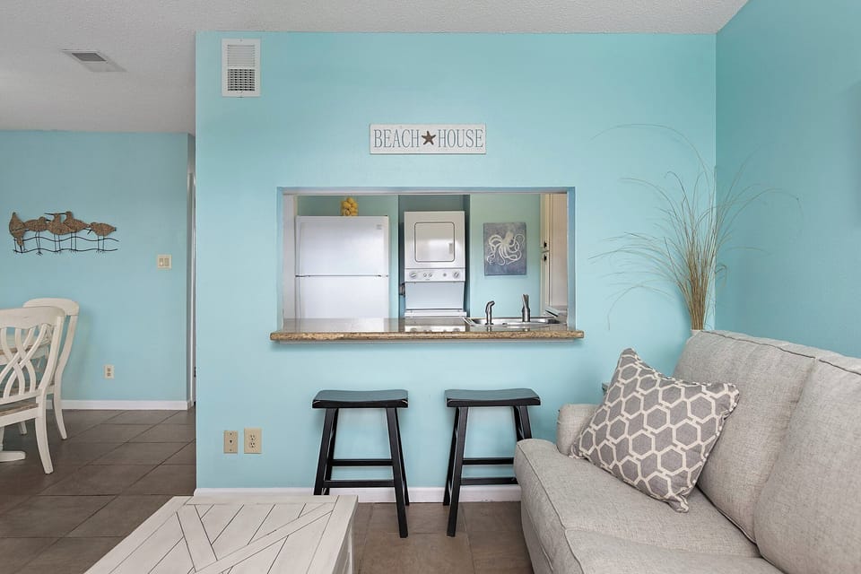 Living Room and Breakfast Bar Seating