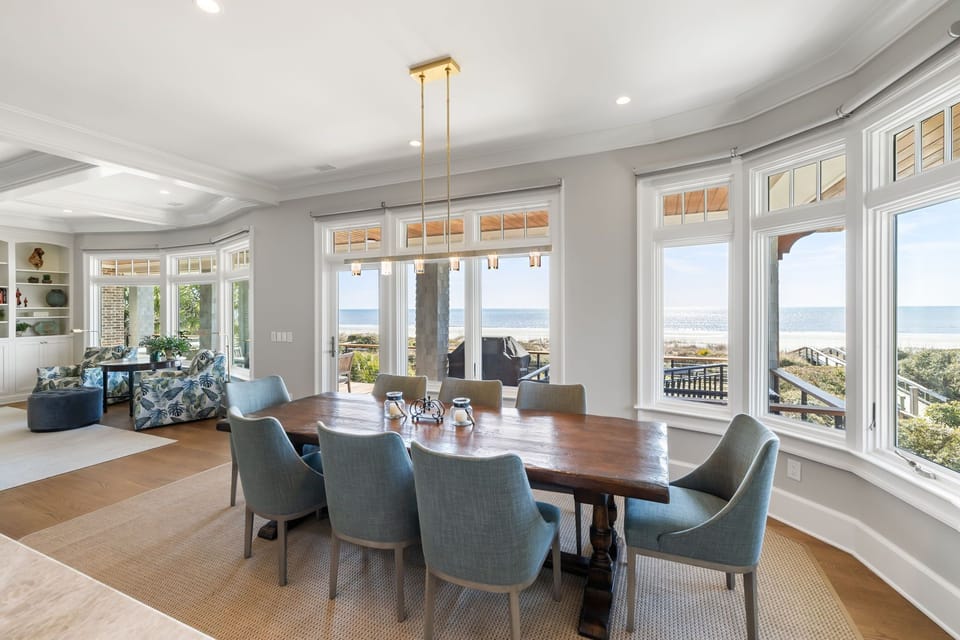 Dining Area with Ocean Views