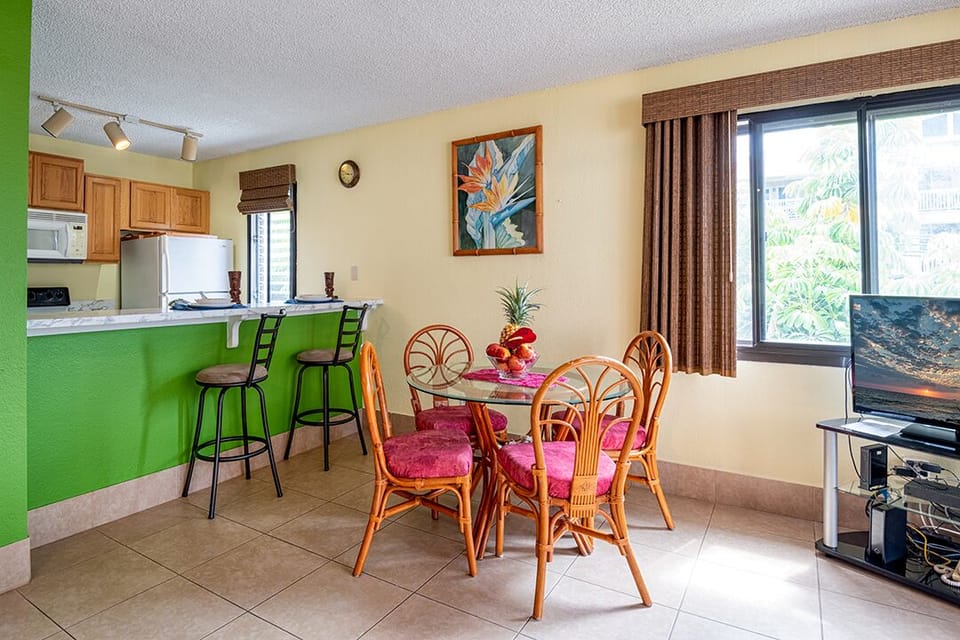 Enjoy a welcoming space to relax, dine, and unwind after a day at the beach or exploring Kona's attractions.