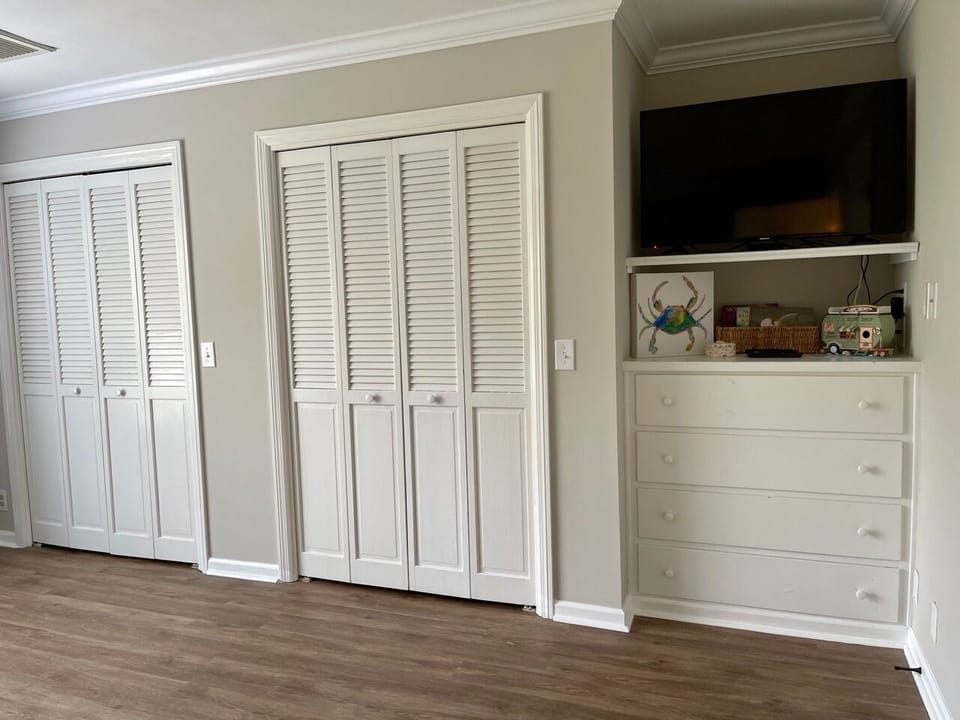 Third floor bedroom with king bed