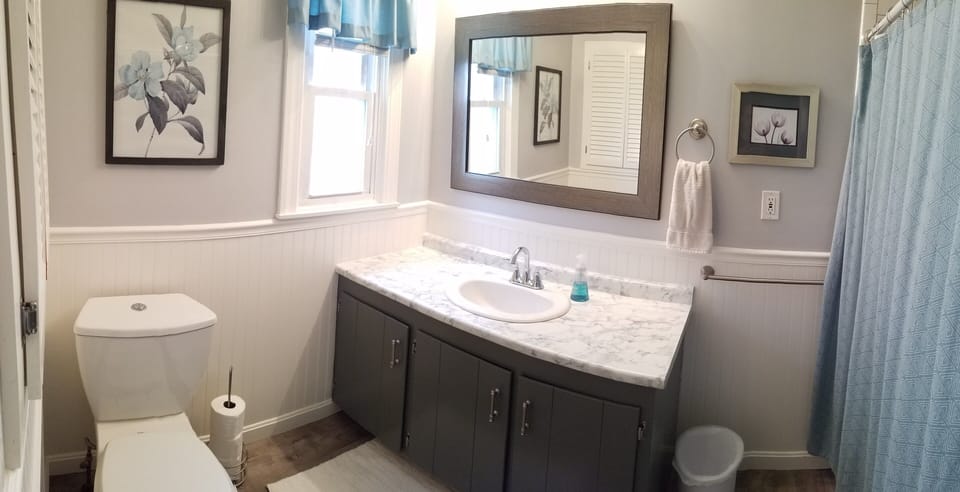 Newly remodeled bathroom