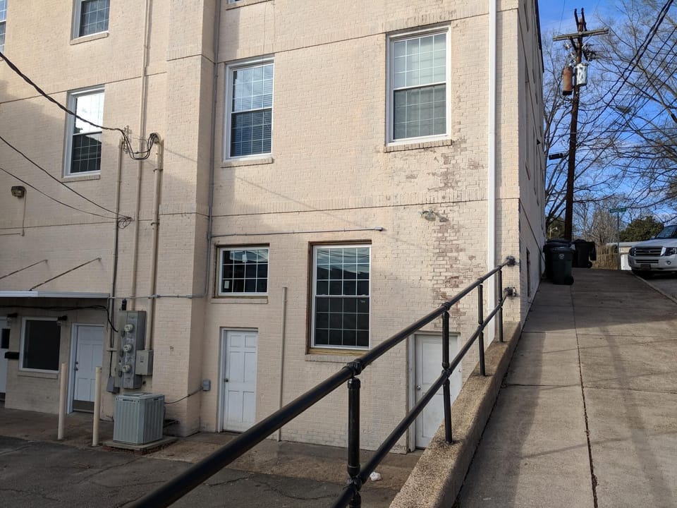 This is the front of the unit before the renovations. Check back after it's all done!