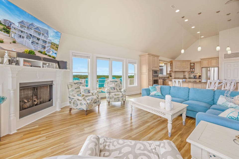 Surf or Sound Realty - 840 - Lucky Oyster - Great Room -3