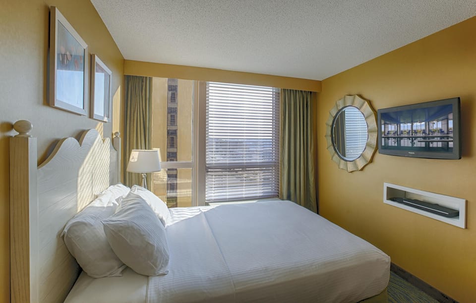 1BR Suite - Bedroom - Boardwalk Resort and Villas-min