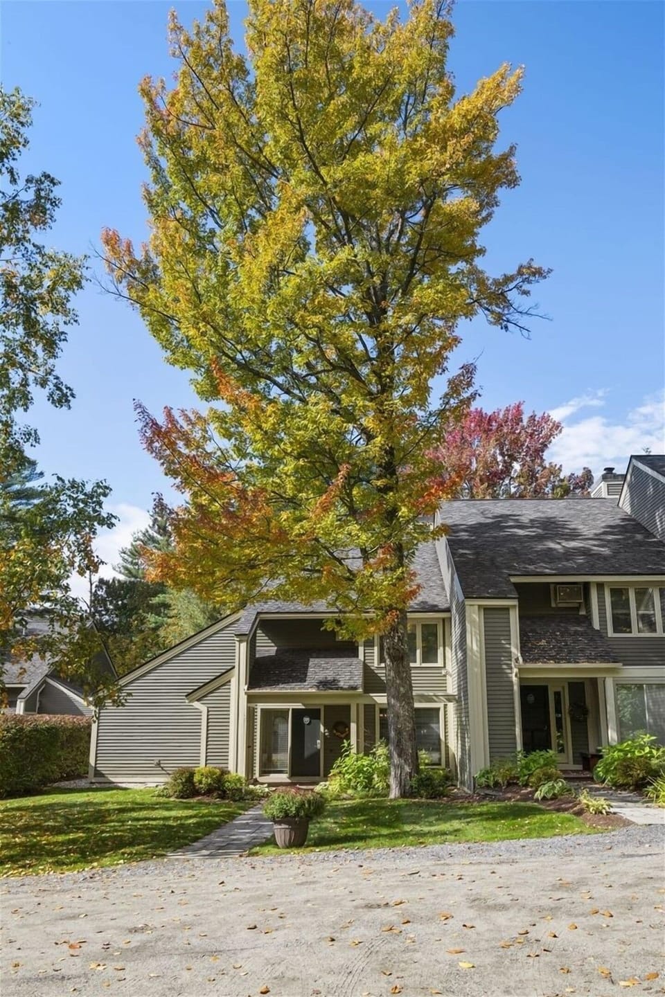 Conveniently located steps from the tennis courts and spa