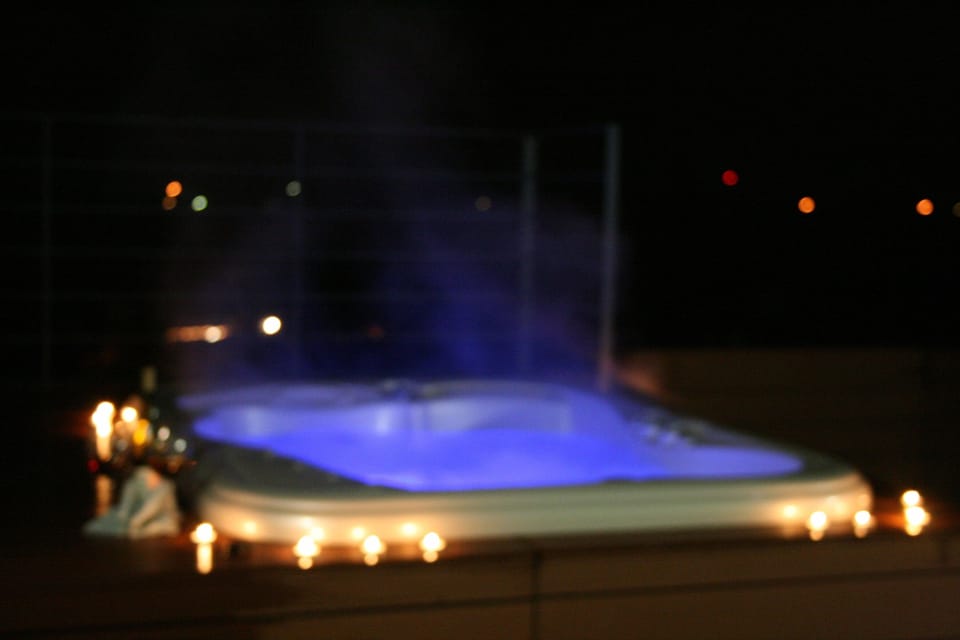 Hot Tub at Night