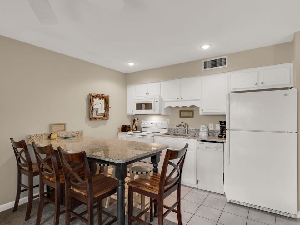 Kitchen Area with Built-in Bar