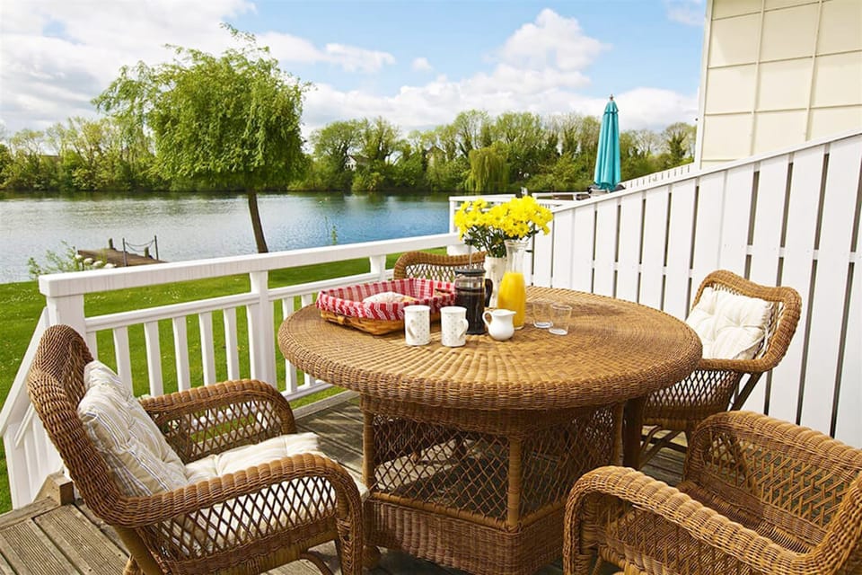 Your private deck provides the perfect spot for alfresco dining