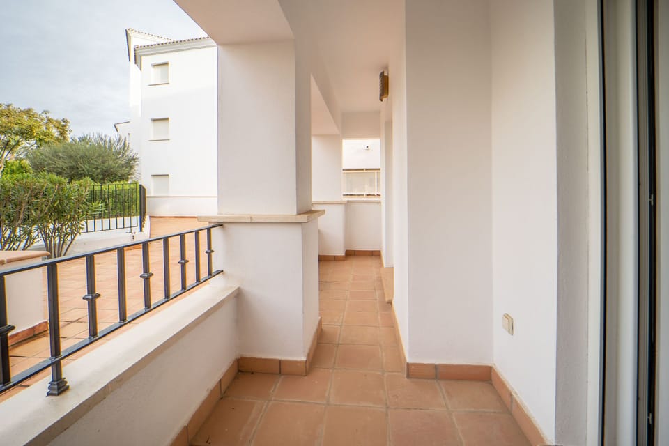 The rear patio accessible from Bedroom 1 & 2