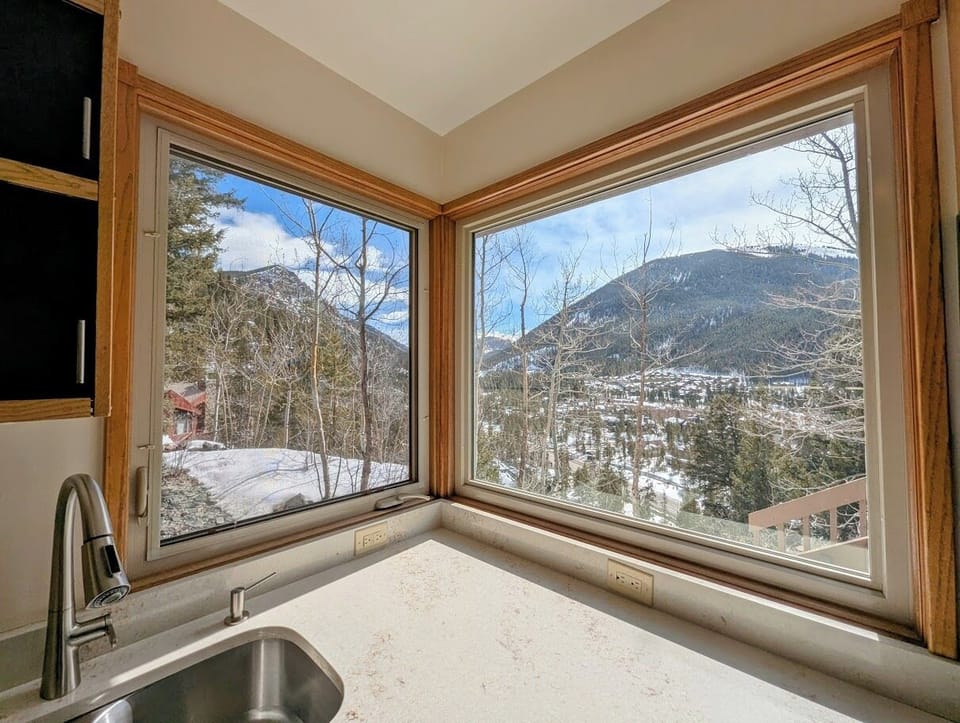 Kitchen view #winter
