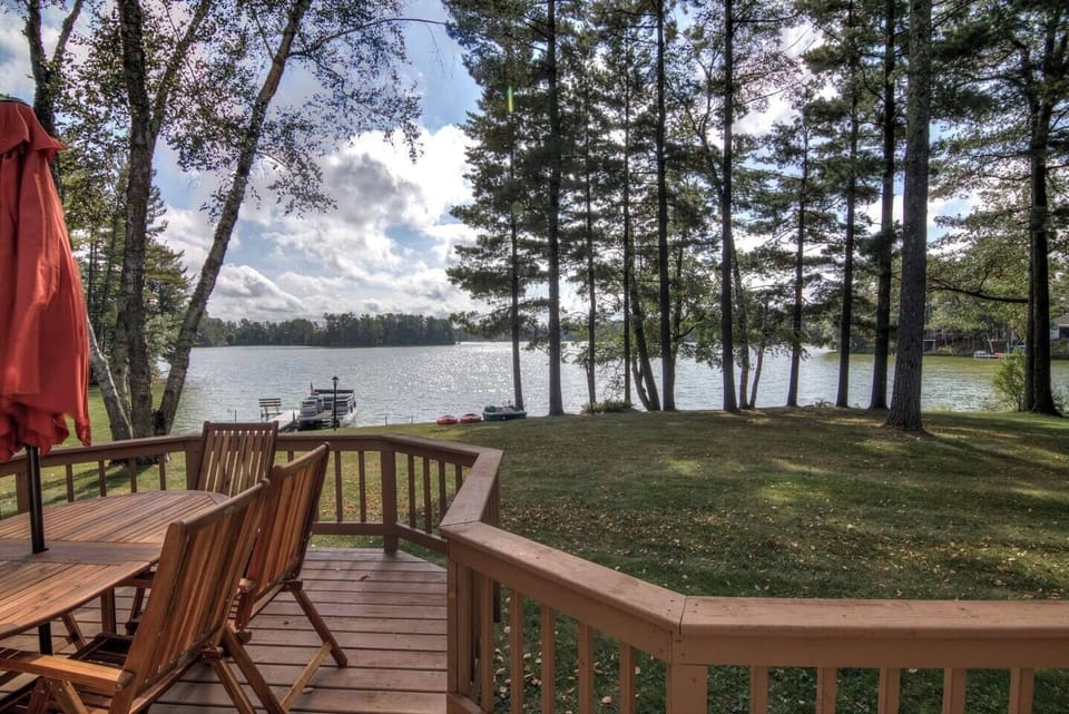View from the Deck to the water